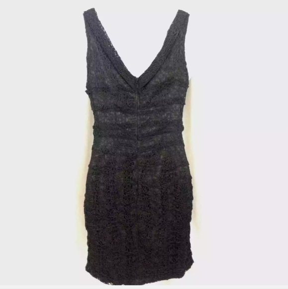EXPRESS 🖤 Black Lace Dress Sz 6 * Great Condition - Picture 4 of 8
